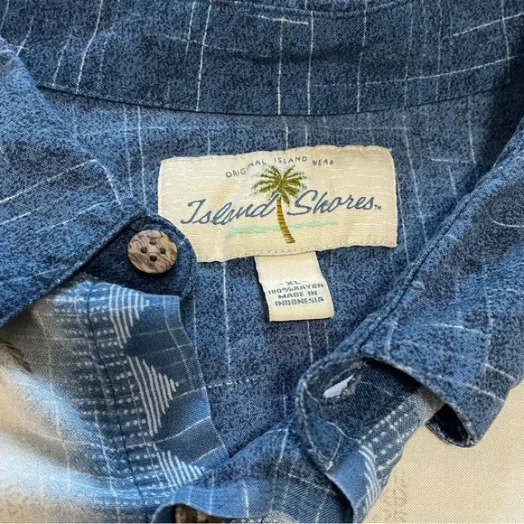 Blue  Palm Print‎ Men's Casual Shirt Size XL
Resort , Caribbean or Tropical Wear - Picture 2 of 9